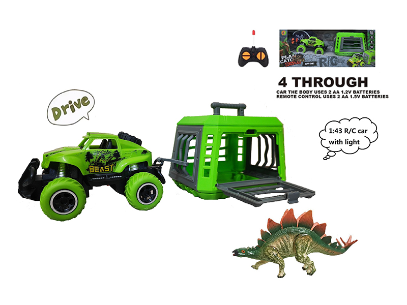 1:43 R/C Car With Stegosaurus