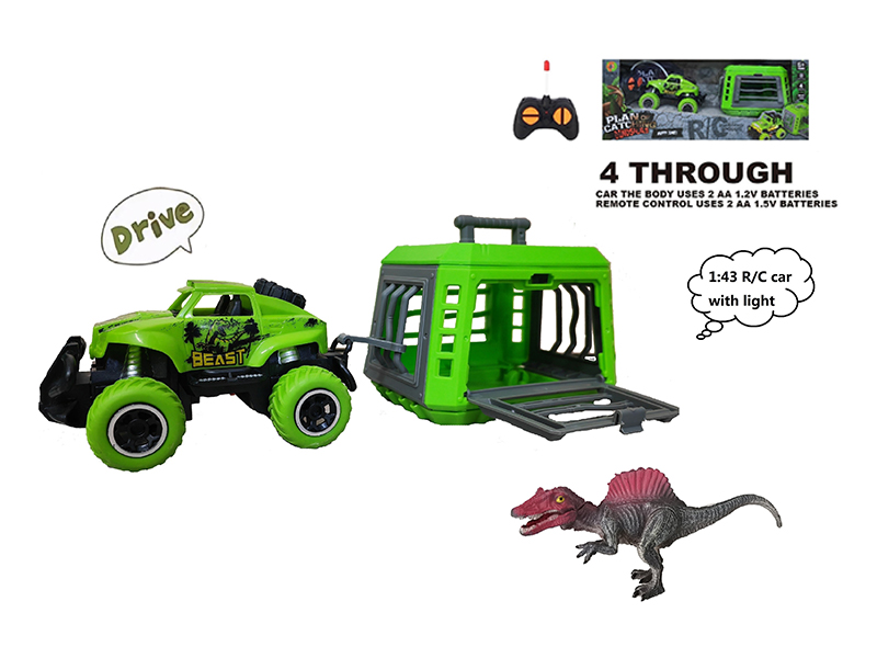 1:43 R/C Car With Spinosaurus