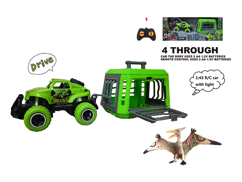 1:43 R/C Car With Pterosaur