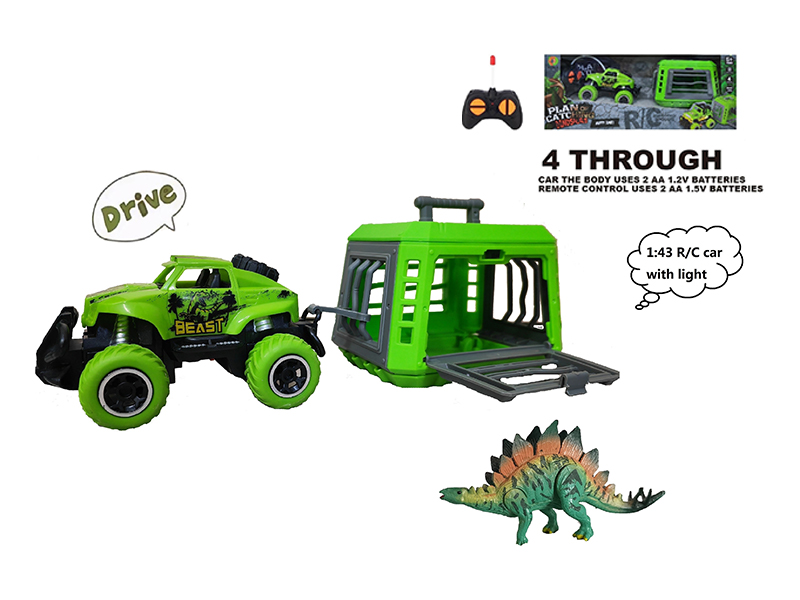 1:43 R/C Car With Stegosaurus