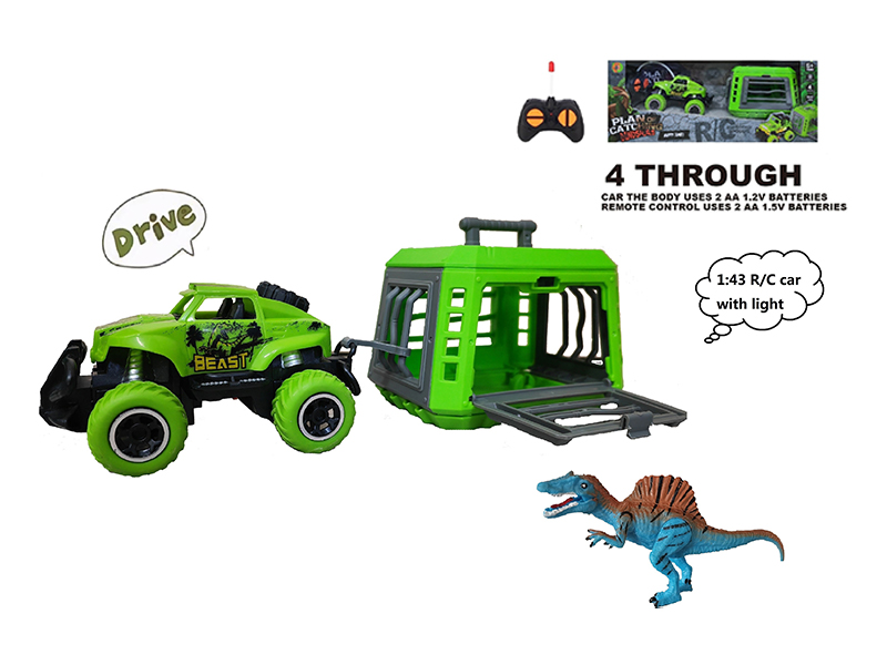 1:43 R/C Car With Spinosaurus
