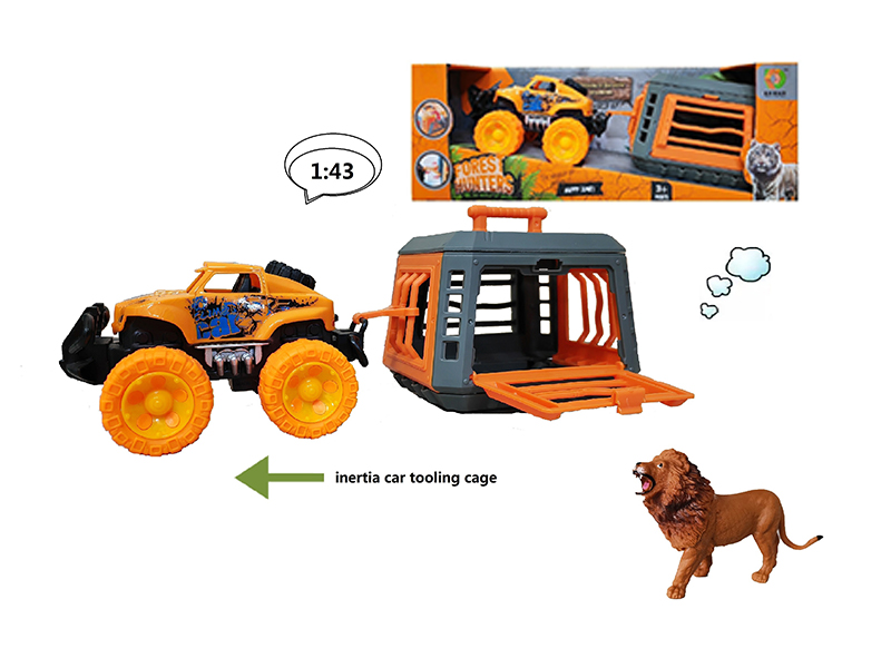 Friction Car With Lion