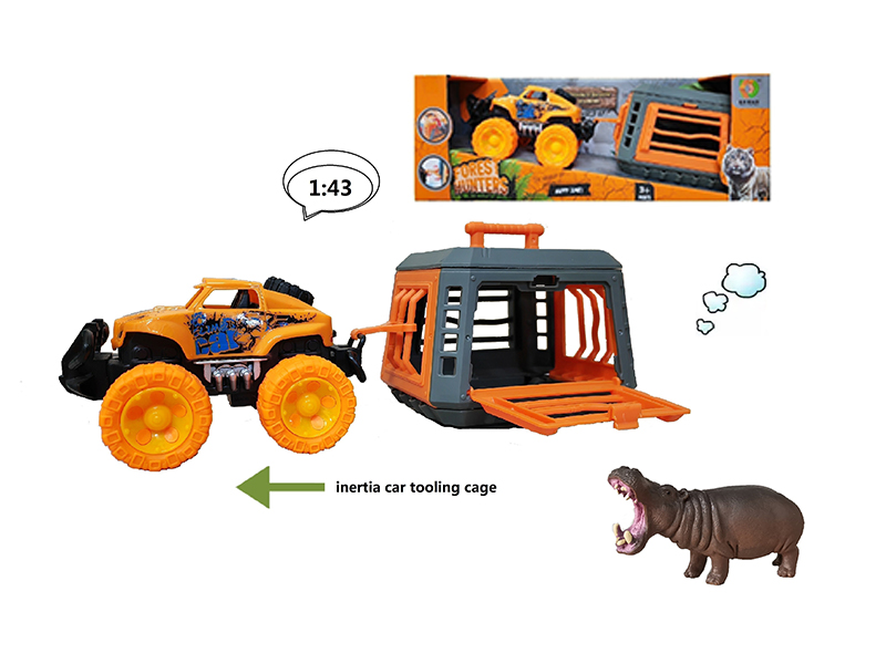 Friction Car With Hippo