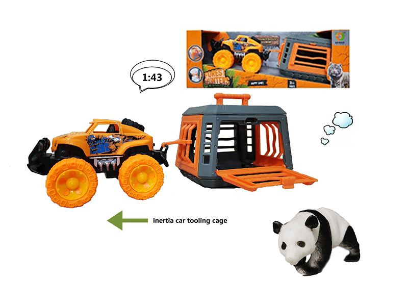 Friction Car With Panda
