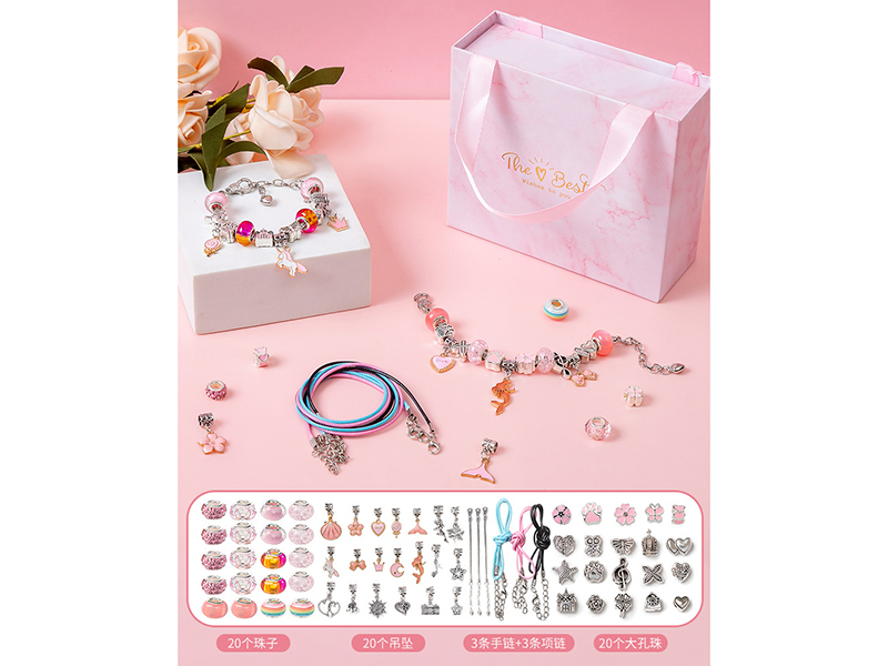 DIY Bracelet Pink Drawer Box