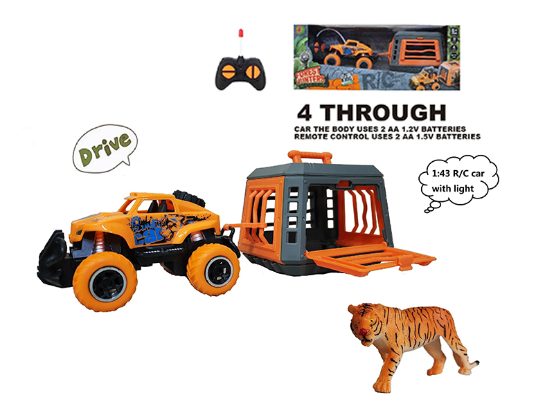 1:43 R/C Car With Tiger