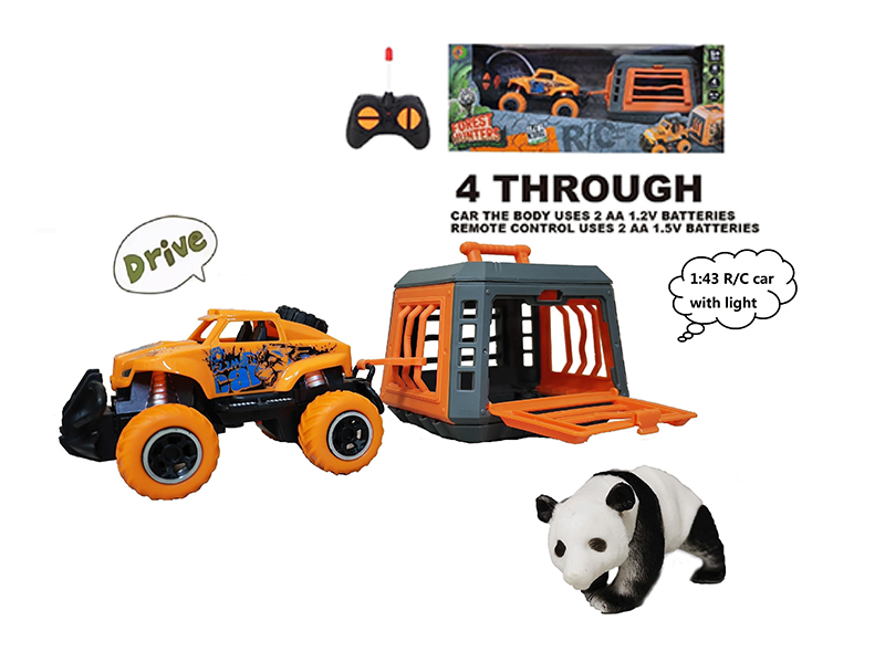 1:43 R/C Car With Panda
