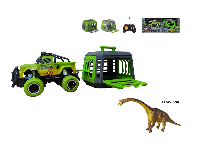 1:43 R/C Barton Car With Cage + Thunder Dragon