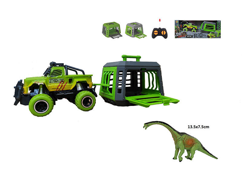 1:43 R/C Barton Car With Cage+ Thunder Dragon