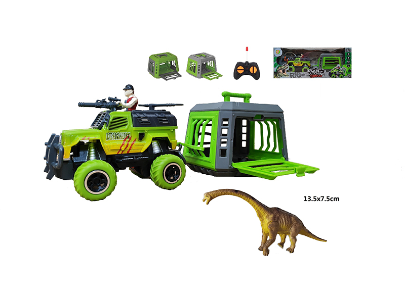 1:43 R/C Car With Cage + Thunder Dragon