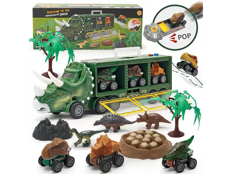 Friction Dinosaur Storage Car With Light Music