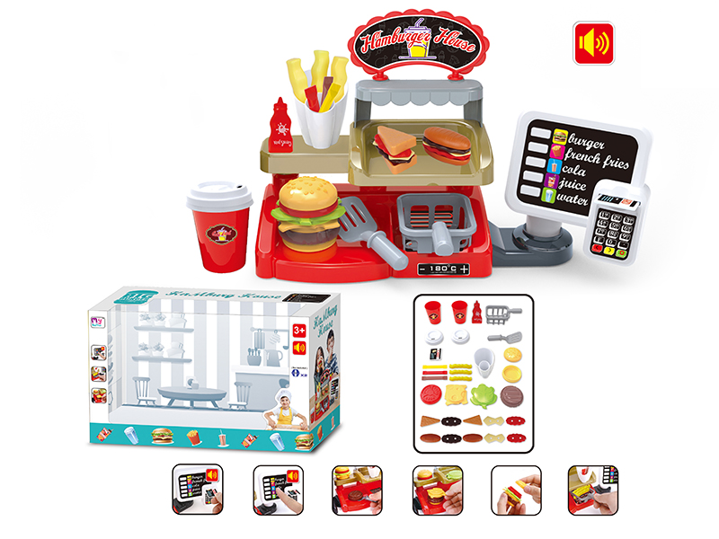 Ordering Machine With Burger Set