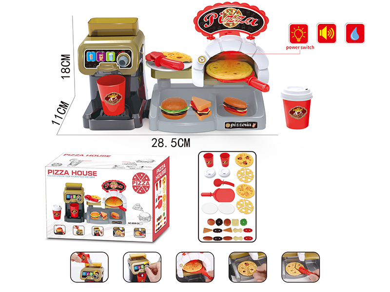 Coffee Machine With Pizza Set