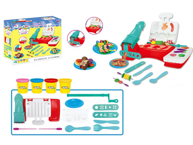 Color Clay Barbecue Machine