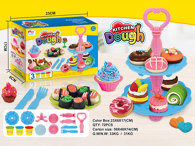 Color Clay Dessert Set