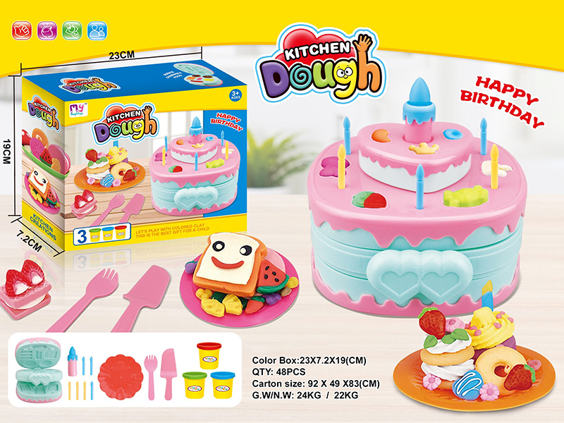Color Clay Cake Set