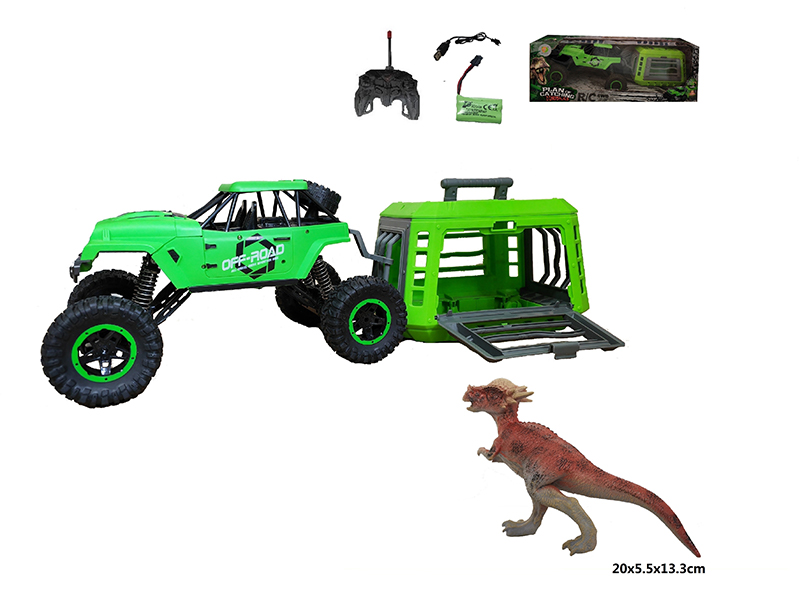 1:12 R/C Jeep+Cage+Cephalosaur