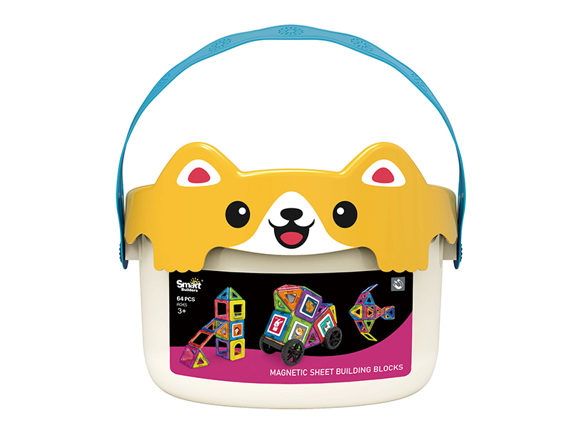 Magnetic Sheet Building Blocks 64PCS