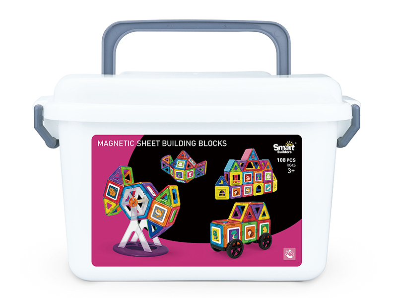 Magnetic Sheet Building Blocks 108PCS