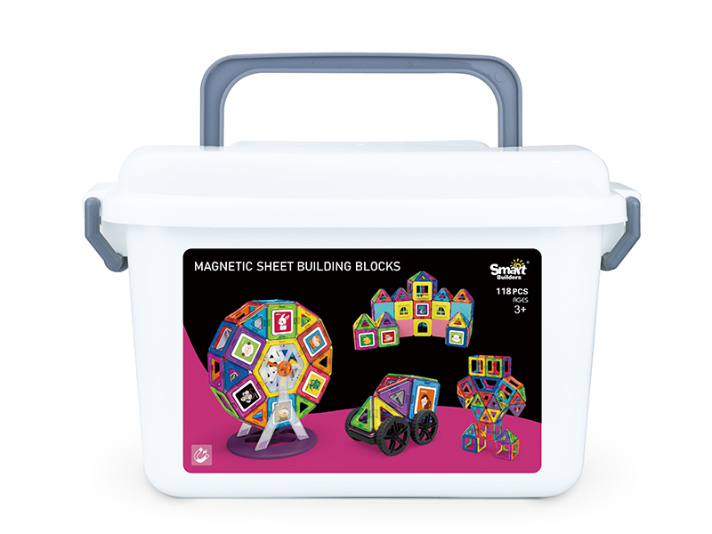 Magnetic Sheet Building Blocks 118PCS