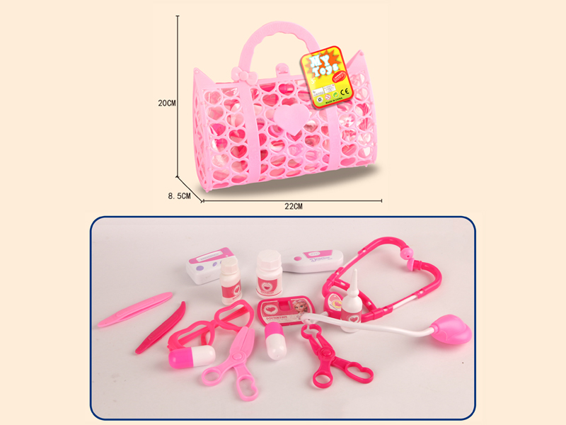 14PCS Pink Medical Toy Set