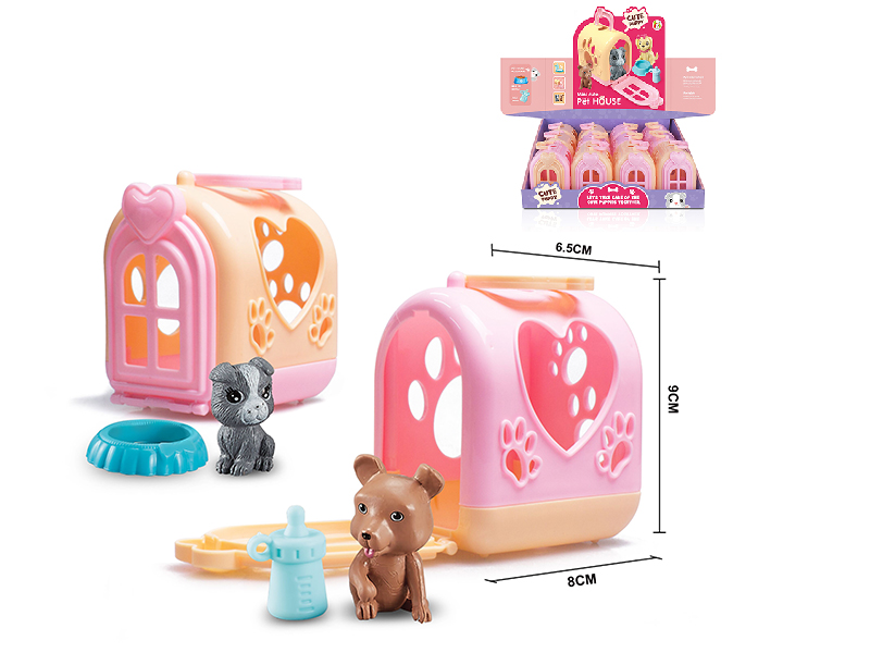 Pet House With Solid Pet(12PCS)