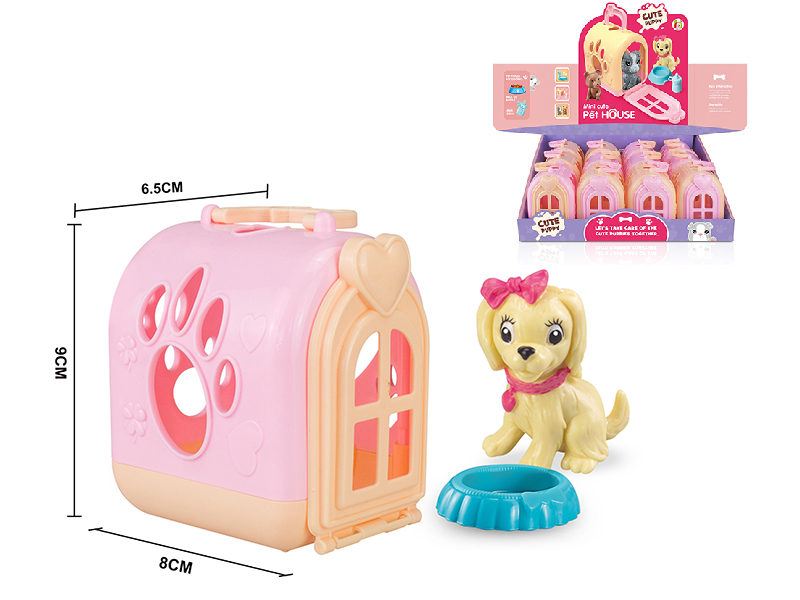 Pet House With Solid Pet(12PCS)