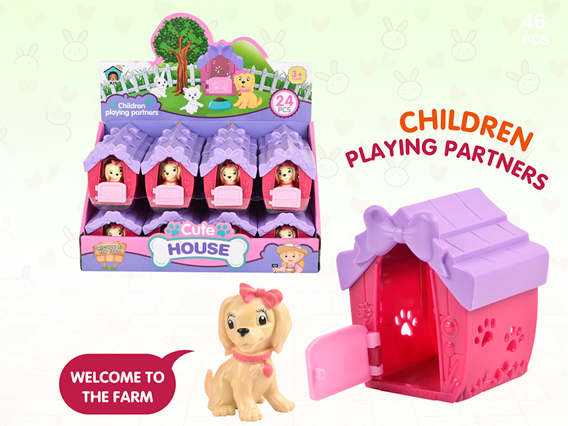 Pet House With Solid Pet(24PCS)