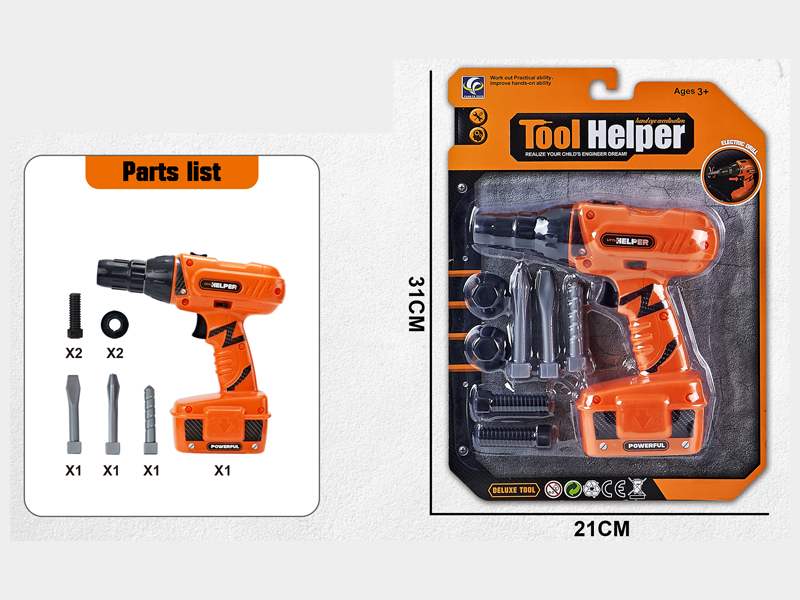 8Pcs B/O  Tool Electric Hand Drill