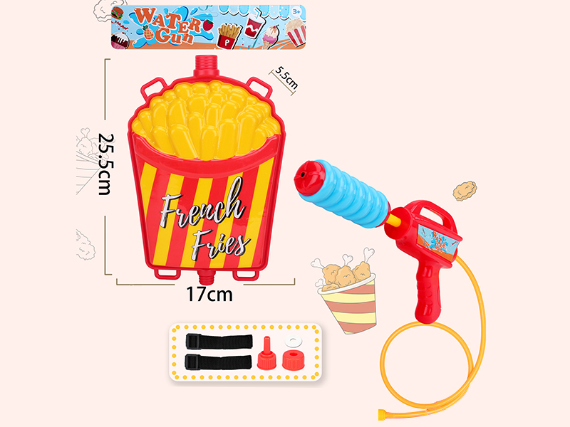 French Fries Backpack Water Gun