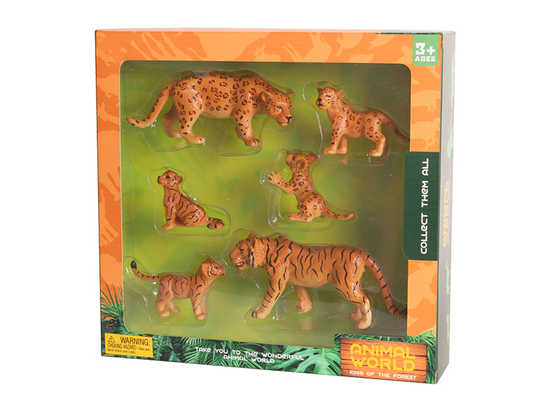 6PCS Hard Glue Animal