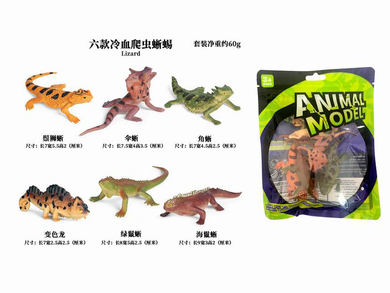 6PCS Mini Lizard
