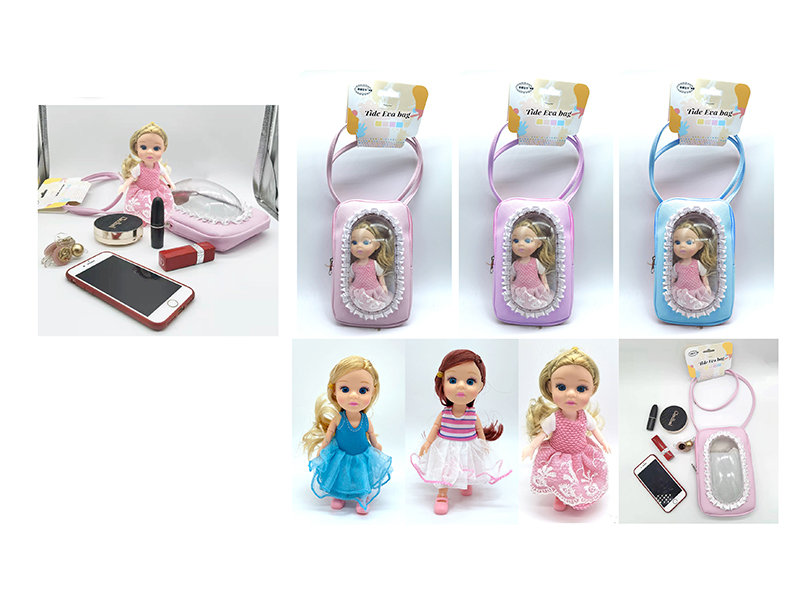 6 Inch Doll + Fashion Shoulder Bag