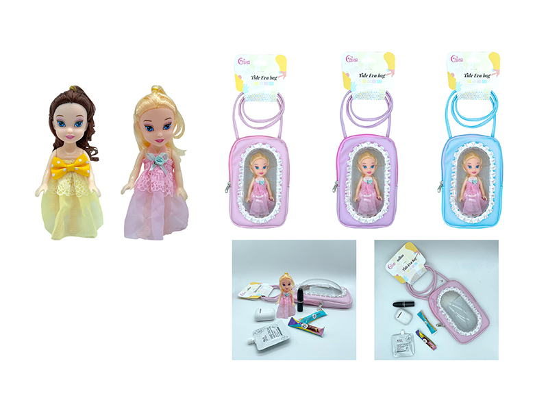 6 Inch Doll + Fashion Shoulder Bag