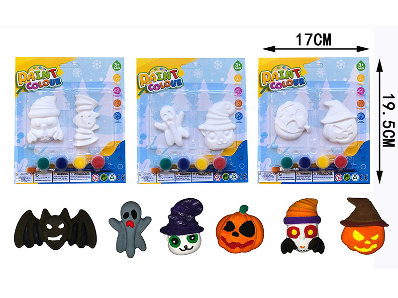 Plaster Coloured Drawing(Halloween)