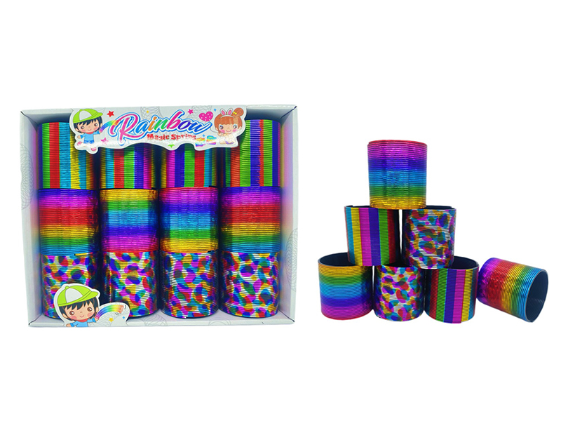 12PCS Laser Rainbow Circle