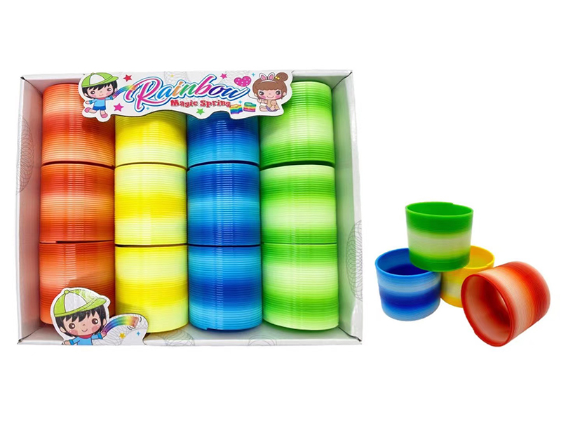 12PCS Four-Color Rainbow Circle