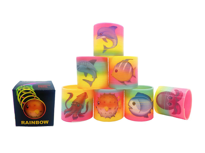 Rainbow Circle Of Marine Animals