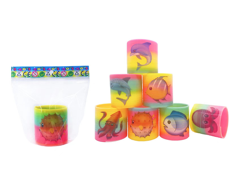 Rainbow Circle Of Marine Animals