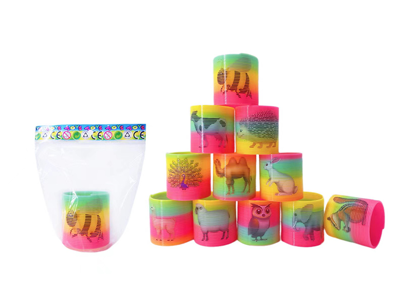 Rainbow Circle Of Animals