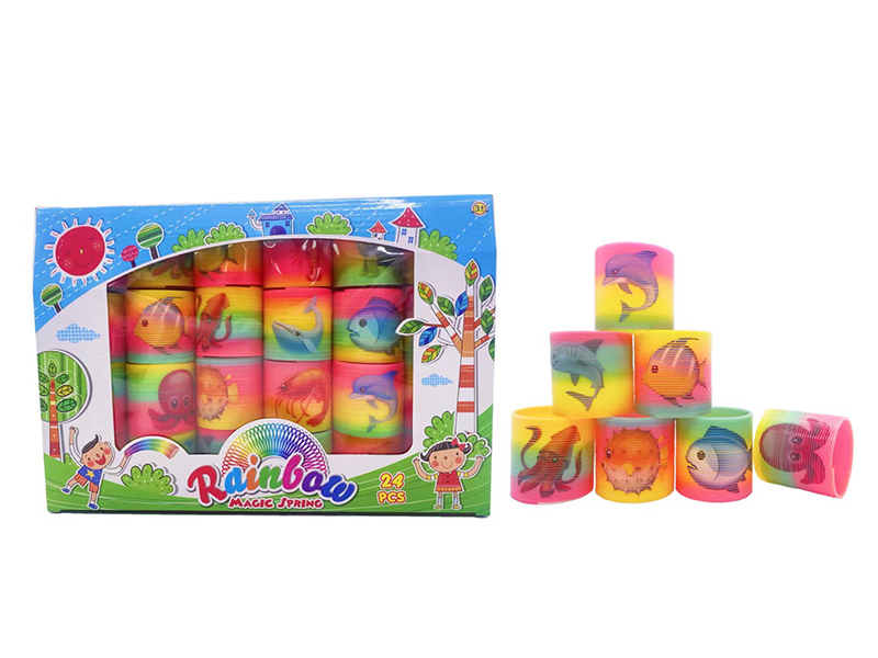 Rainbow Circle Of Marine Animals