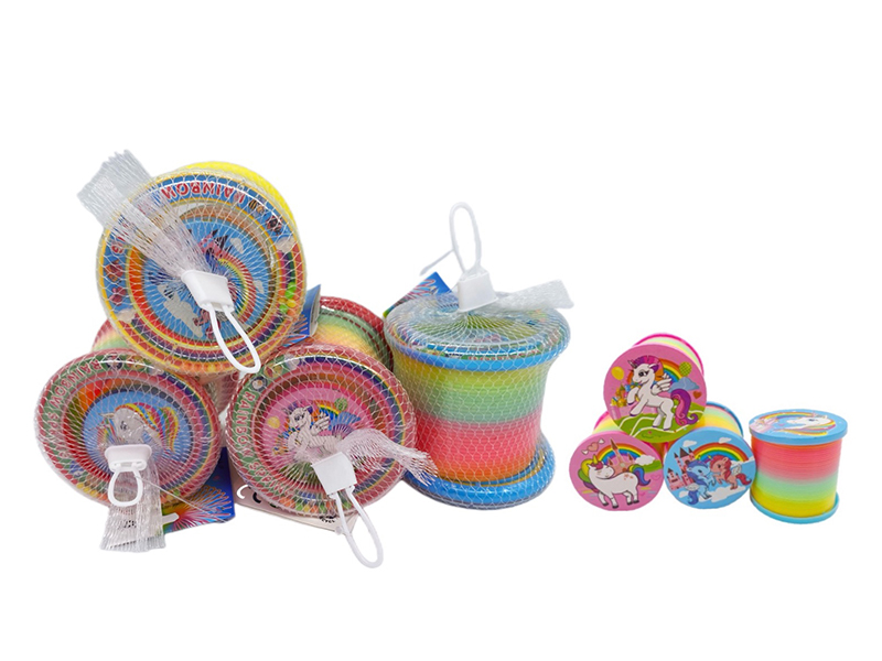 Two-In-One Rainbow Circle Bracelet With Cover