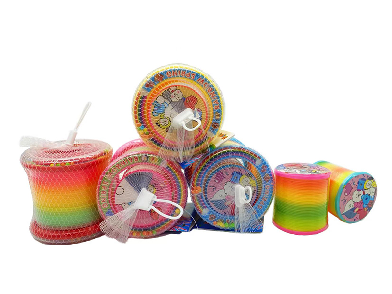 Two-In-One Rainbow Circle Bracelet With Cover