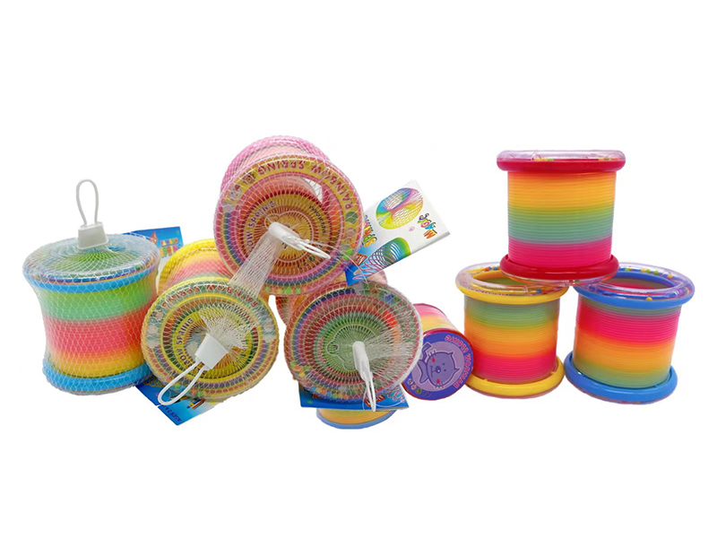 Two-In-One Rainbow Circle Bracelet With Cover