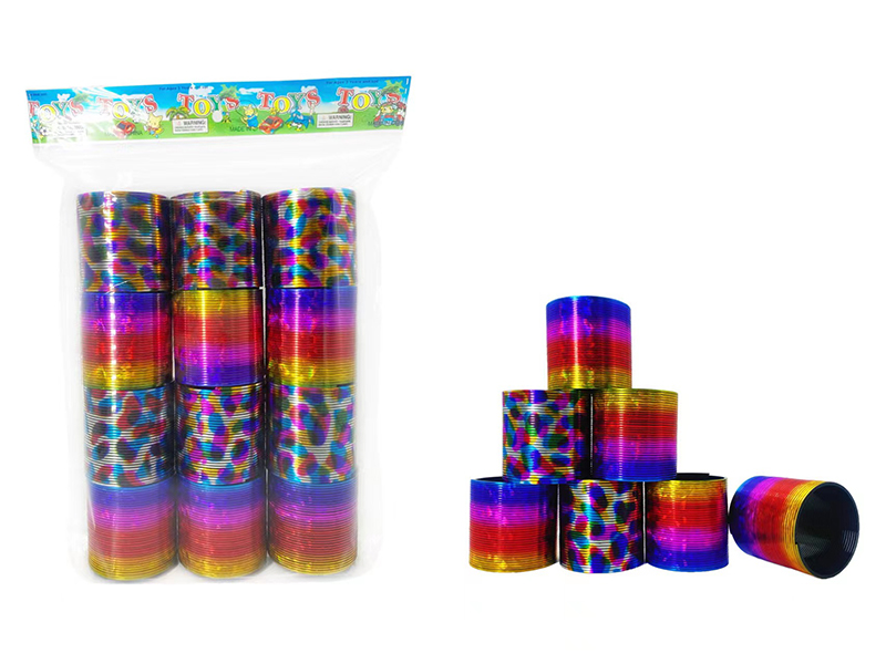 12PCS Laser Rainbow Circle