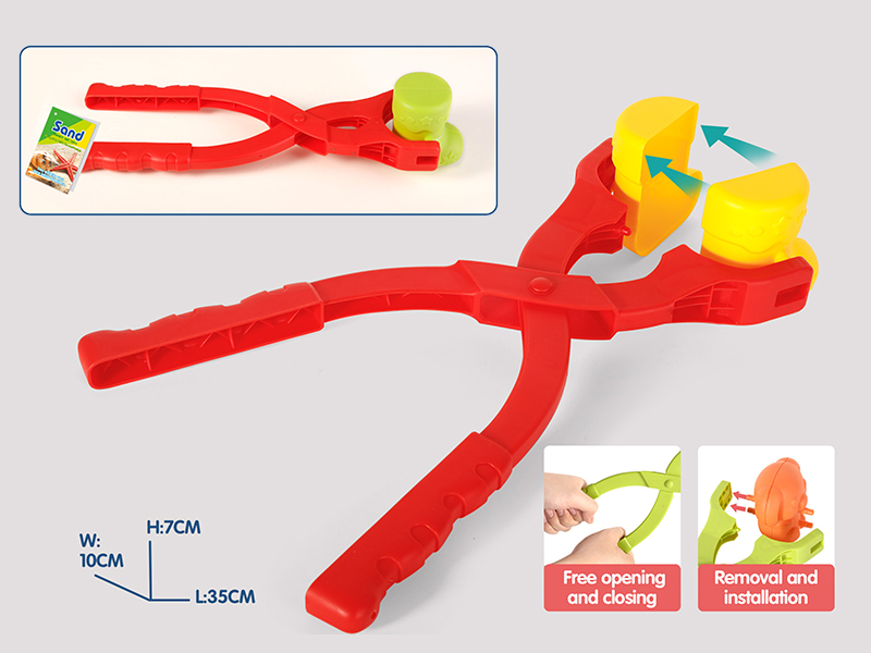 Sock Shaped Snowball Clip