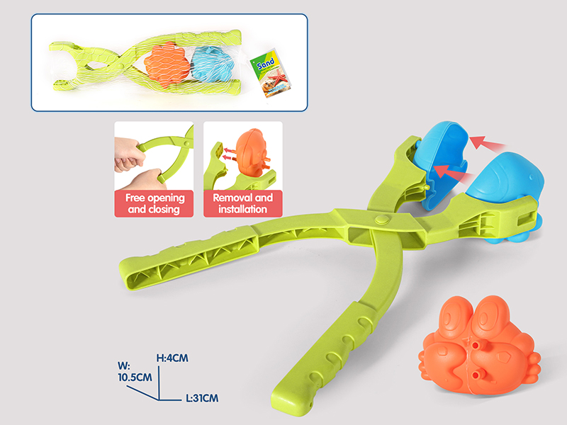 Crab & Octopus Snowball Clip
