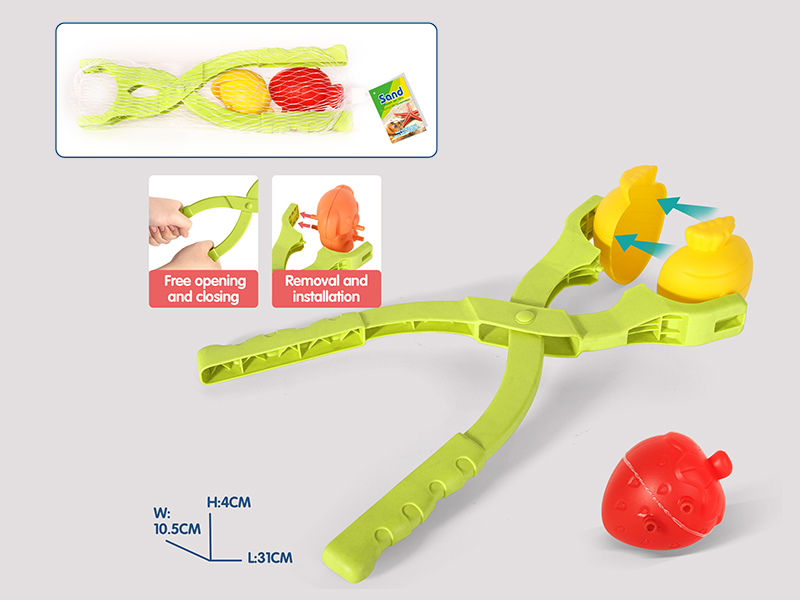 Pineapple & Strawberry Snowball Clip