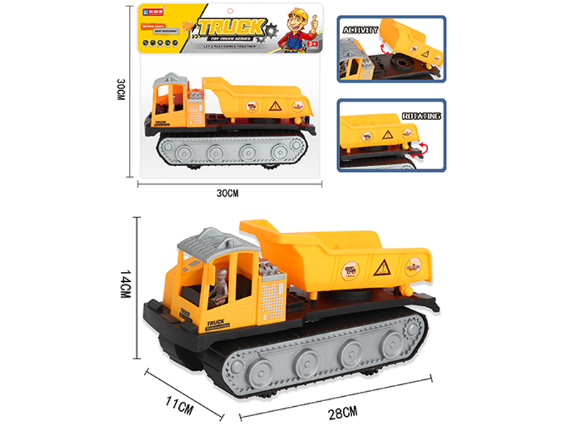 Friction Track-Type Engineering Transport Vehicle