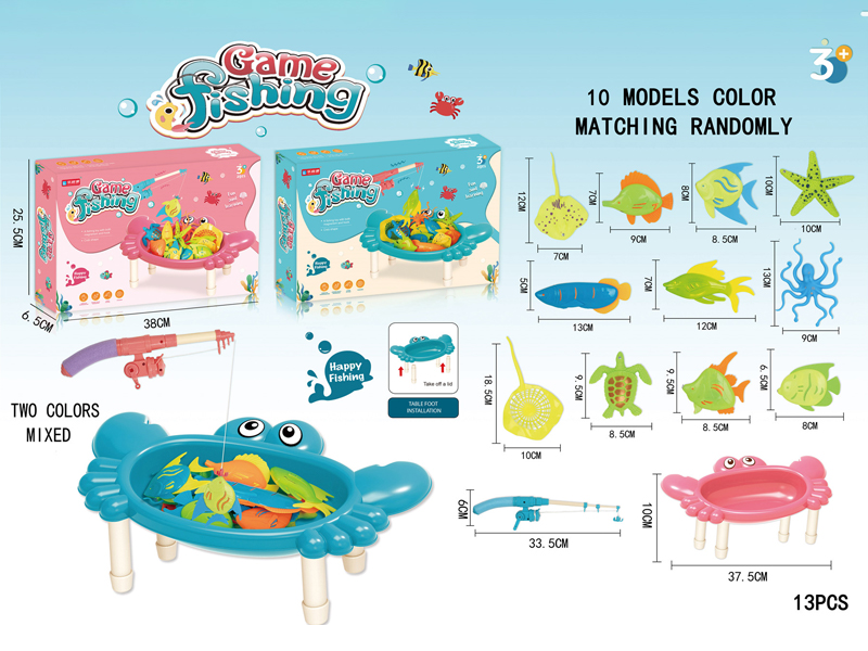 13Pcs Crab Platform Fishing Set